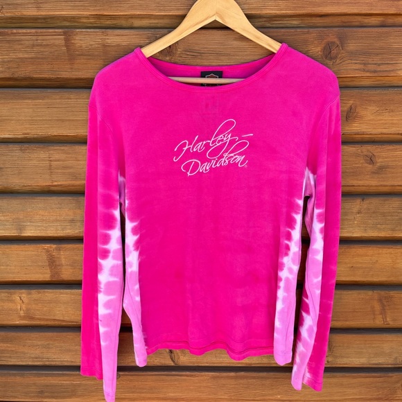 Vintage Y2K Women’s Harley Davidson Long Sleeve - Picture 1 of 2